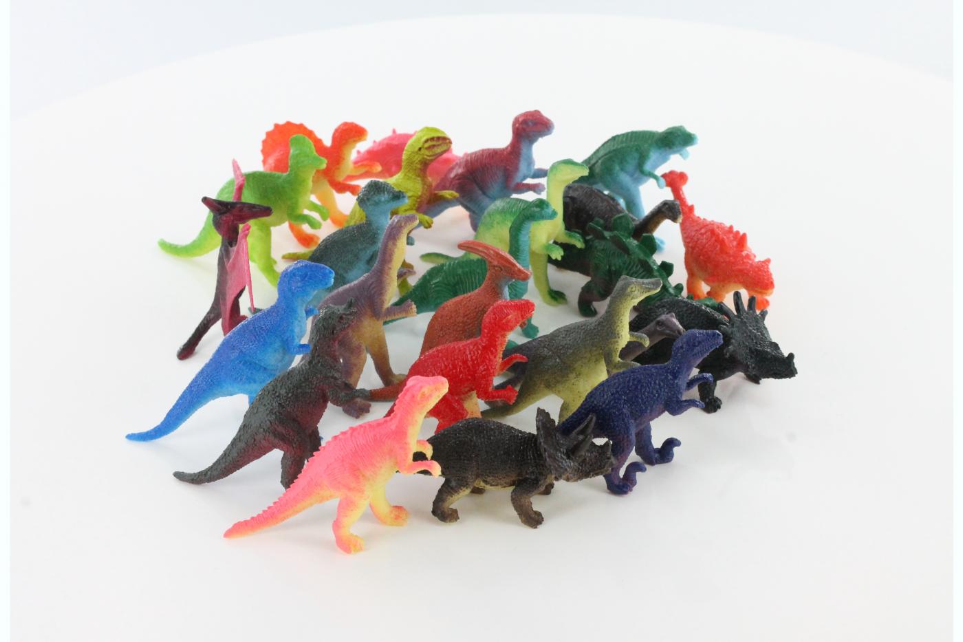 satz Wilde Tiere Dinosaurier Modellfiguren Kinderspielzeug 24 Teile 