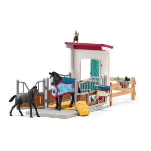 Schleich Pferdebox mit Stute und Fohlen 42611