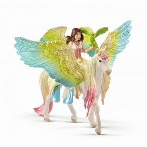 Schleich Surah mit Glitzer-Pegasus 70566
