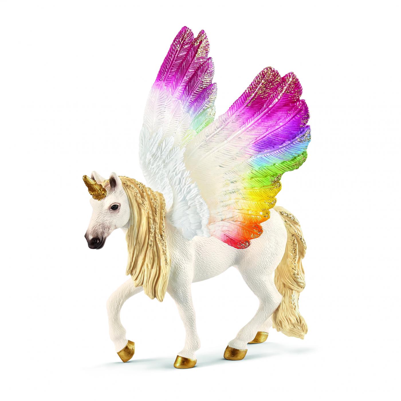 Schleich Elves: Schleich Winged rainbow unicorn 70576 Schleich Elves: Schleich Winged rainbow unicorn 70576