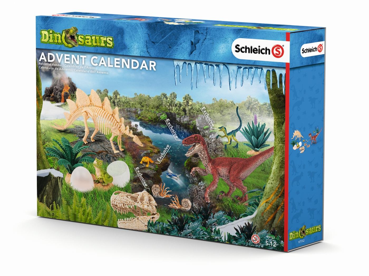 Schleich Dinosaurier: Schleich Adventskalender Dinosaurier 2016 97152