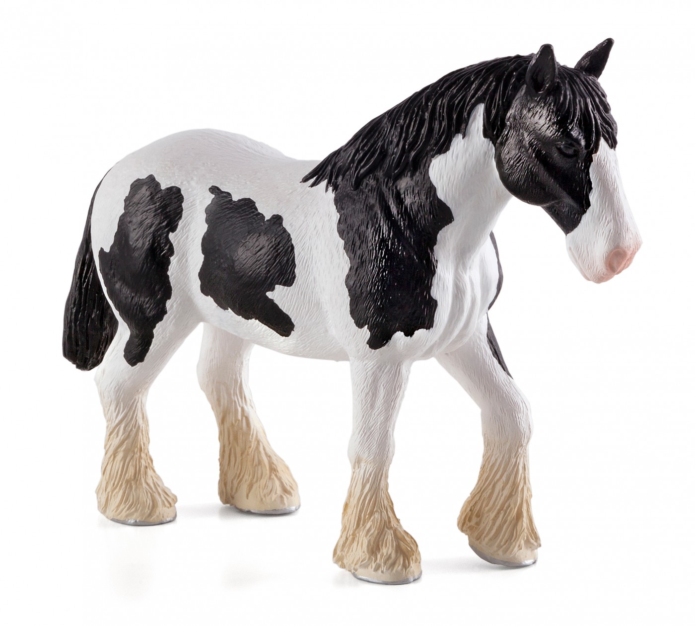 Animal Planet Clydesdale Pferd schwarz und wei� 387085