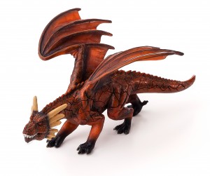 Mojo Animal Planet Feuer-Drache mit beweglichem Kiefer 387253
