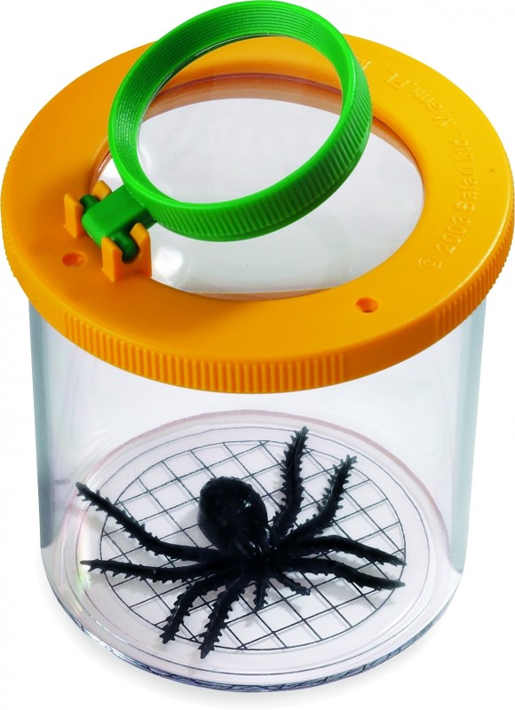 Bug Viewer mit Lupe (Lupendose) ca.6x6.5cm