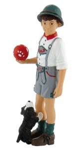 Bullyland Bauernhof: Bullyland Bauernjunge Paul mit Ber