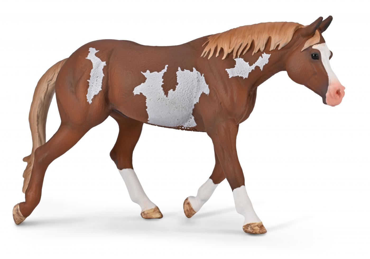 CollectA American Paint Horse Stallion Chestnut Overo 80062