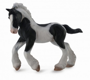 CollectA Horses: CollectA Gypsy Foal - Black & White Piebald 88770