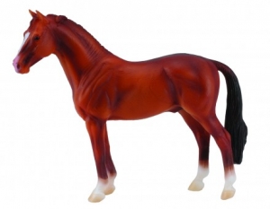 CollectA 88432 Hanoverian Stallion Chestnut - figurines at spielzeug-guenstig.de