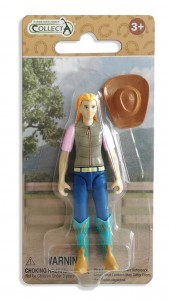 CollectA Pferde: CollectA Hobbyreiterin mit Cowgirlhut 84250