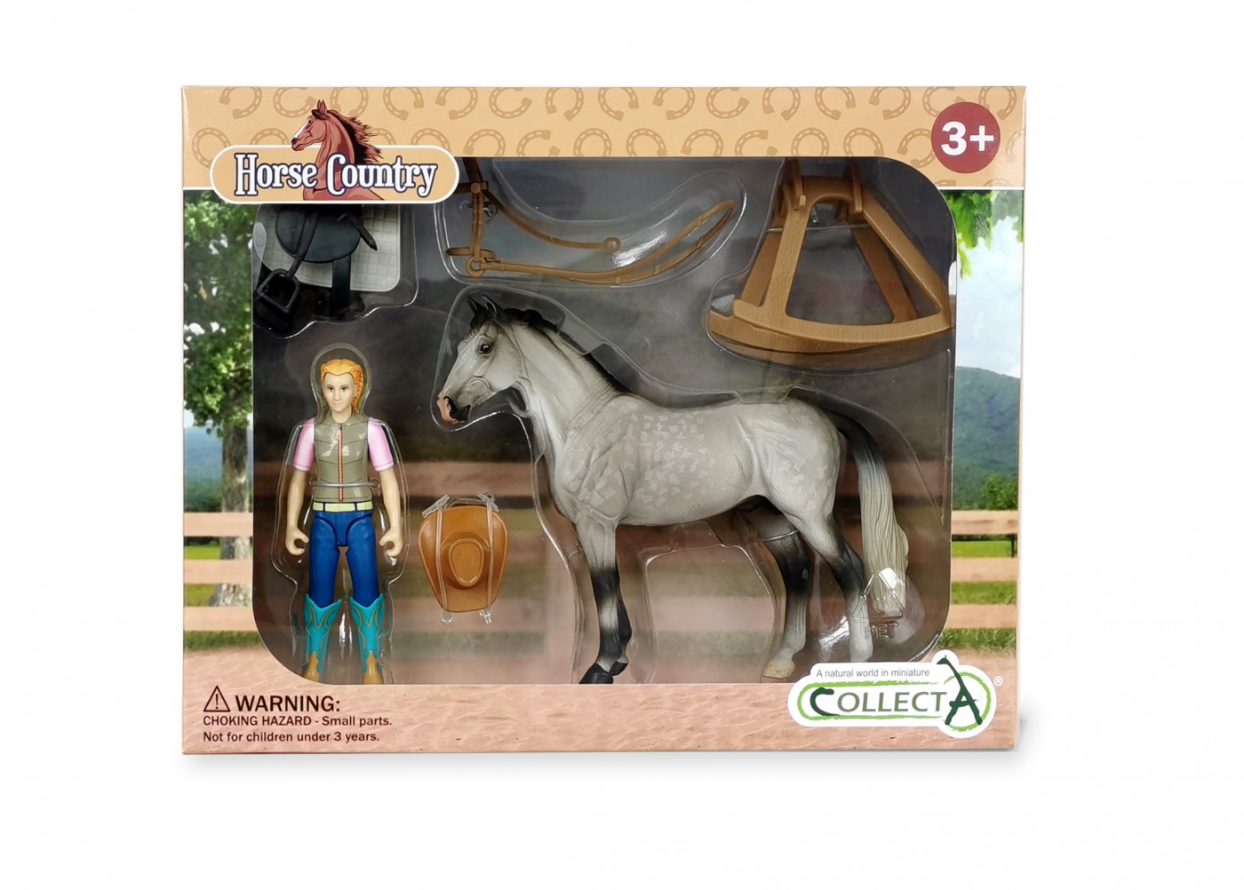 CollectA Hobbyreiterin mit Zubeh�r in Fensterbox 84245