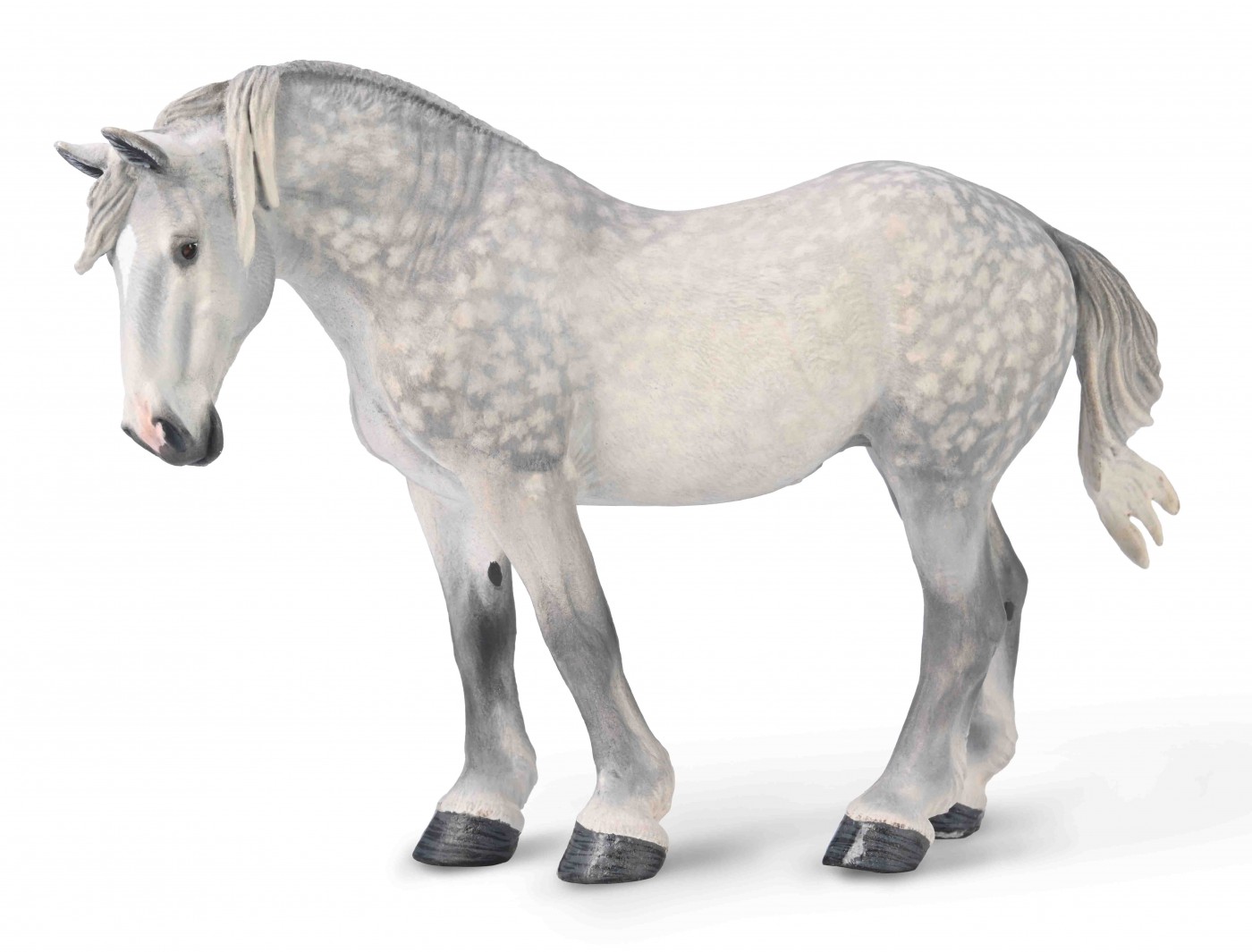 CollectA Percheron-Stute - Apfelgrau 80029