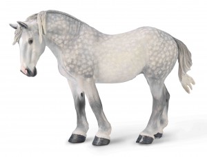 CollectA Horse Collection: CollectA Percheron mare - Apple grey 80029