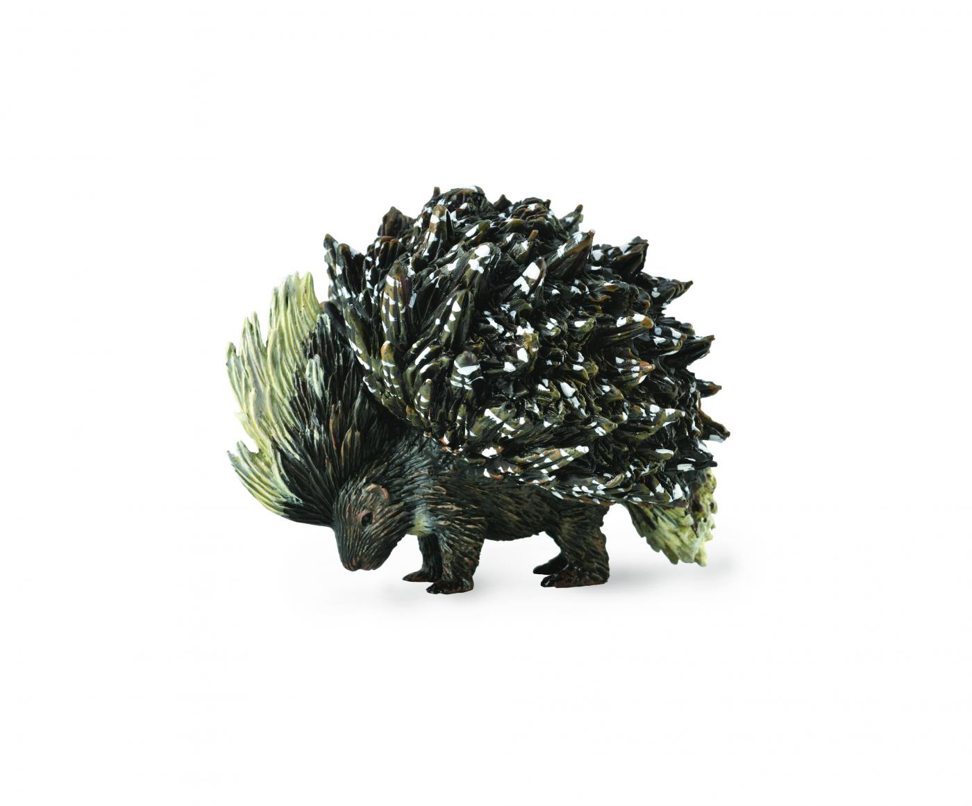 CollectA Indian Porcupine Figure - Hand Painted Wildlife Animal Toy Model