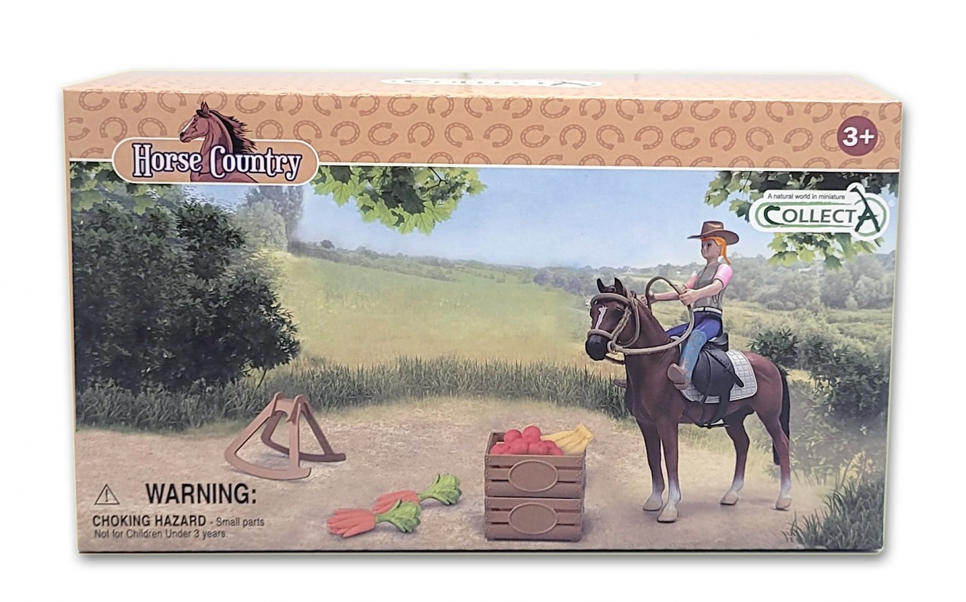 CollectA Reiterin und Zubeh�r mit Pferd im Set 84248