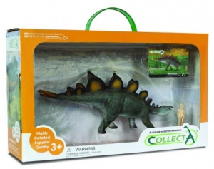 CollectA Prehistoric Deluxe 1:40: CollectA STEGOSAURUS in windowbox 89166