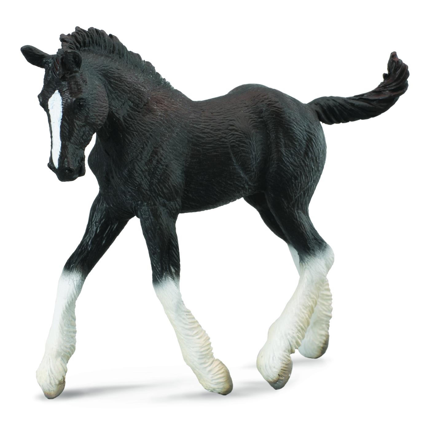 CollectA Shire Horse foal - Black 88583 approx.10x10cm