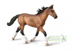 CollectA Pferde Ma�stab 1:12: CollectA Standardrassiger Pacer Hengst - Braun 80004