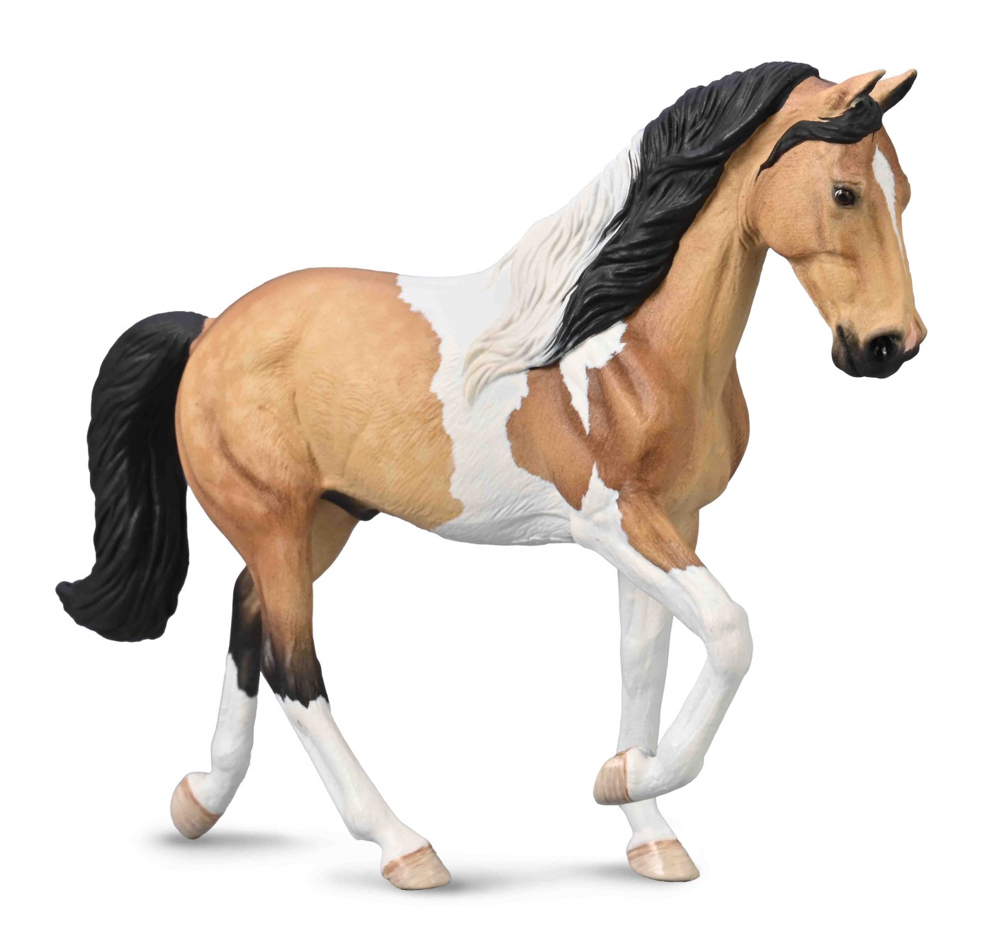 CollectA Tennessee Walking Horse Hengst -  Buckskin Tobiano  80028