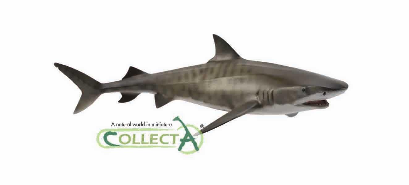 Safari Ltd 211702 Tiger Shark XL Animal Figure Toy 