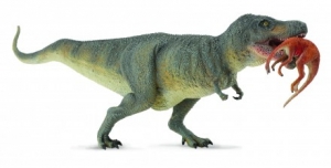 CollectA Tyrannosaurus Rex with prey Struthiomimus at spielzeug-guenstig.de