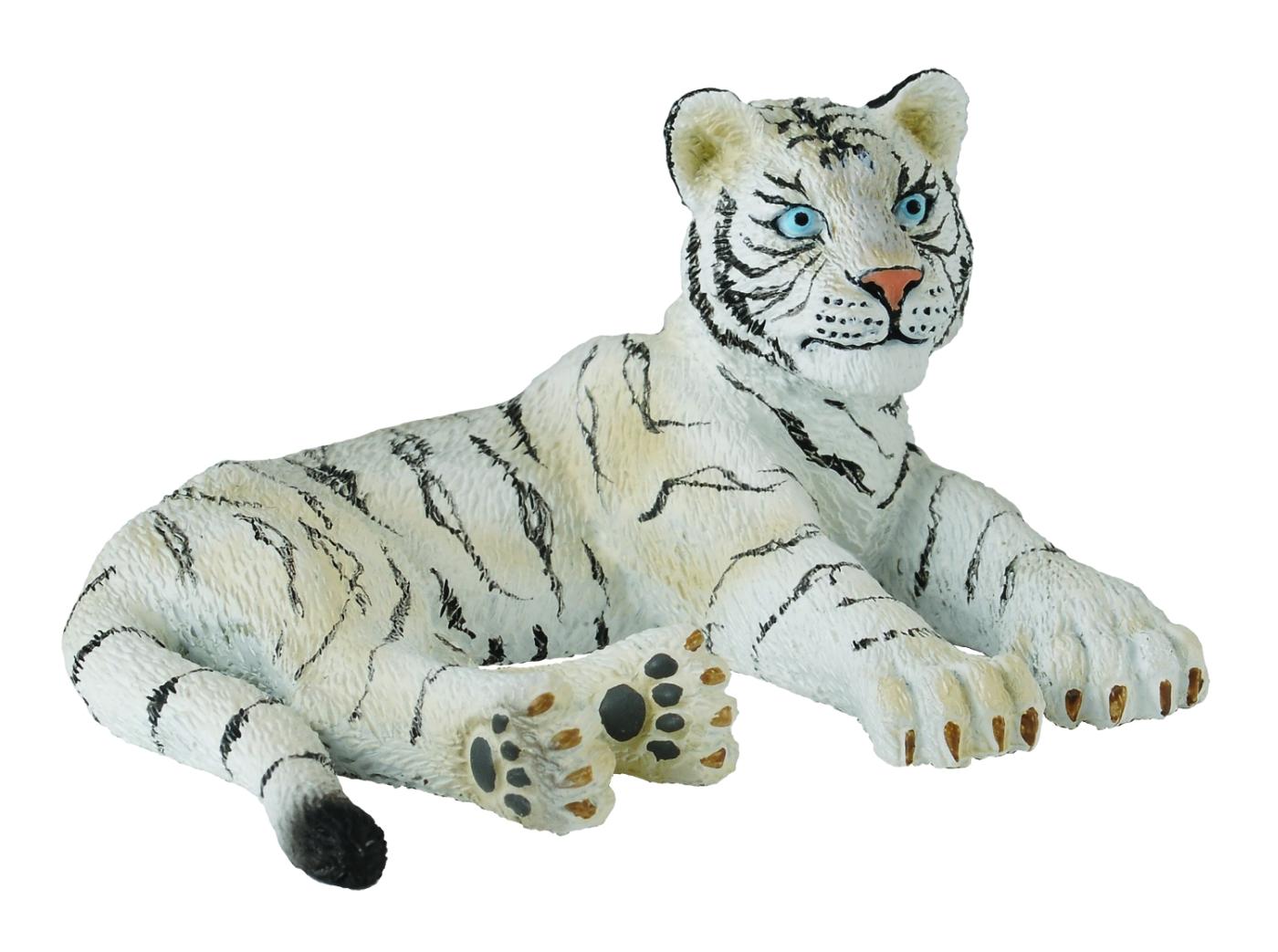 CollectA wei�es Tigerjunges liegend 88428 ca.5.5x5x3cm