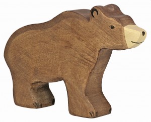 Holztiger Figuren in der Wildnis: Holztiger Braunb�r 80183