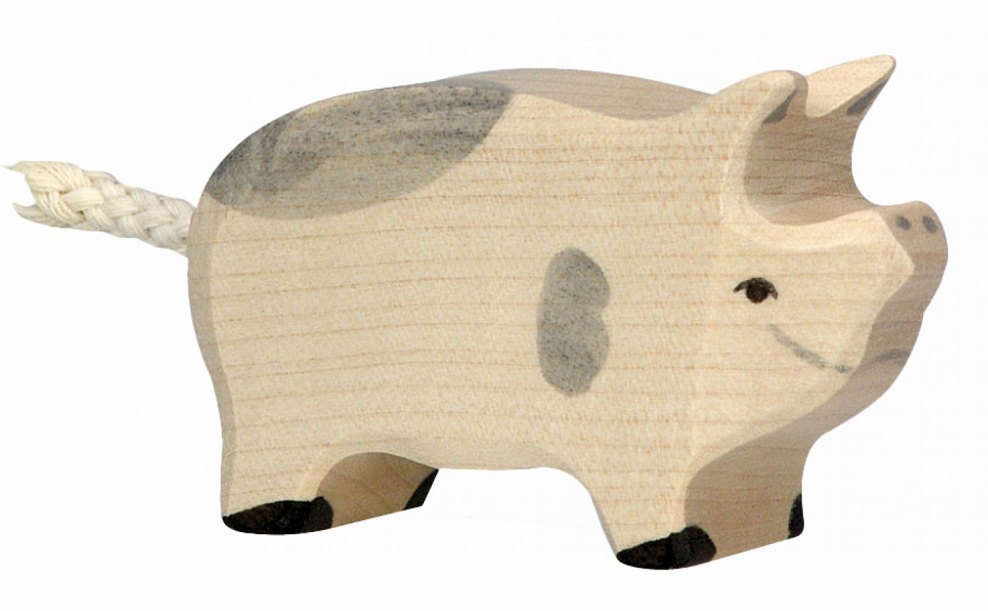 Holztiger Ferkel gefleckt 80070