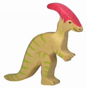 Holztiger wooden figures age of dinosaurs: Holztiger Parasaurolophus dino 80340