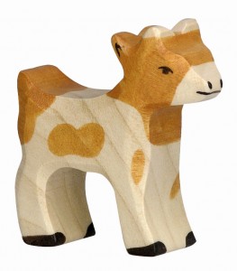 Holztiger Figuren auf dem Bauernhof: Holztiger Zicklein 80081