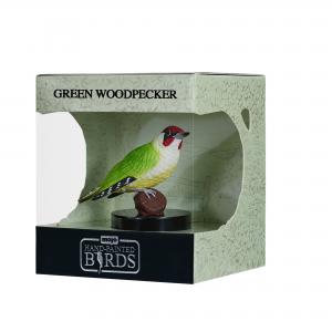 Mojo Green Woodpecker figure in a display box 381158