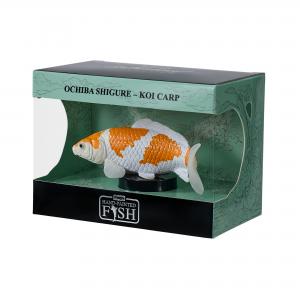 Mojo Ochiba-Shigure-Koi Figur in einer Vitrine 381122