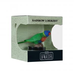 Mojo Regenbogenlorikeet Figur in einer Vitrine 381165