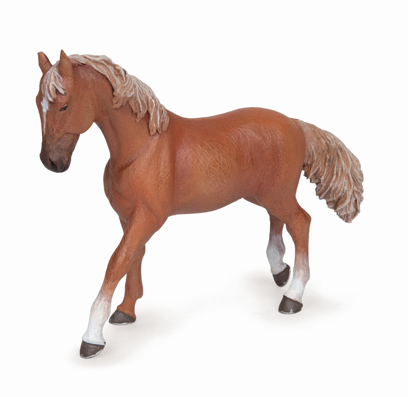 Papo Alezan English thoroughbred mare 51533 approx.15x4cm