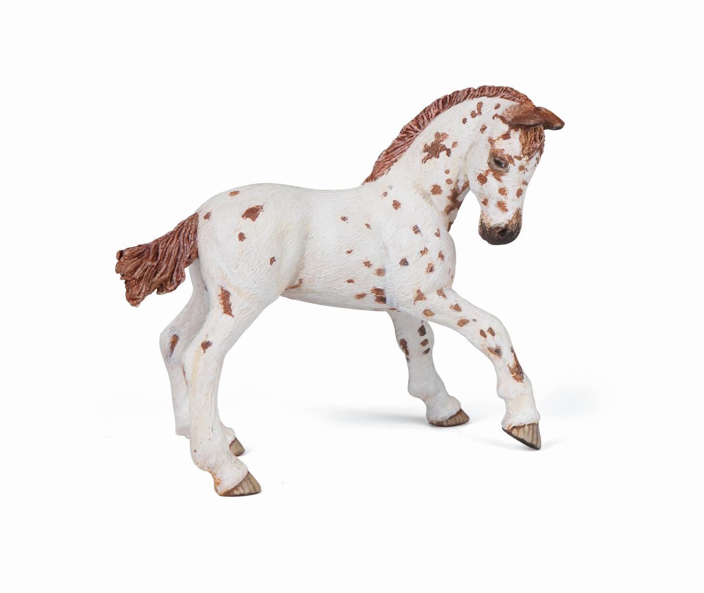 Papo Brown appaloosa foal 51510 approx.10x8cm