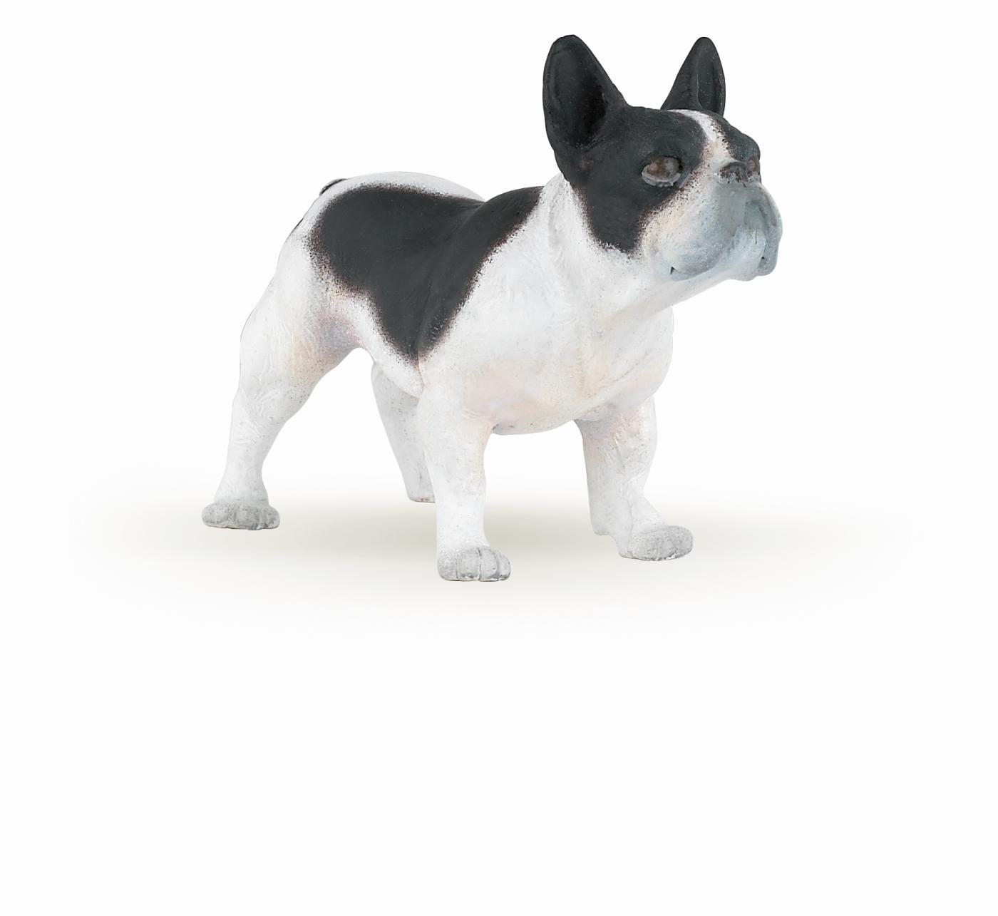 Papo Franz�sische Bulldogge, schwarzwei� 54006 ca.7.5x5.2cm