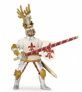 Papo The Medieval Era: Papo Knights lily white 39790