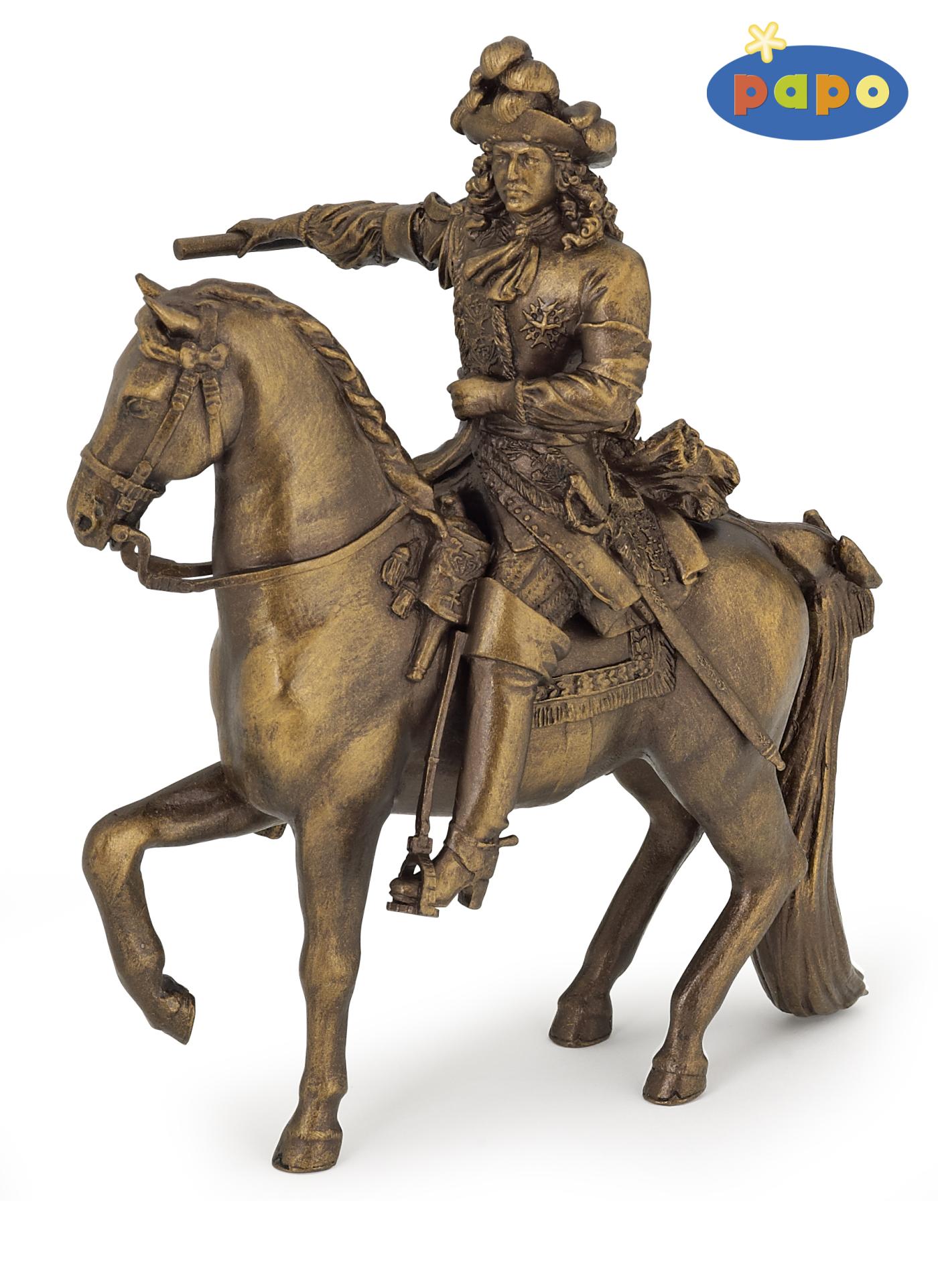 Papo Ludwig XIV auf seinem Pferd 39709 ca.11.5x14cm