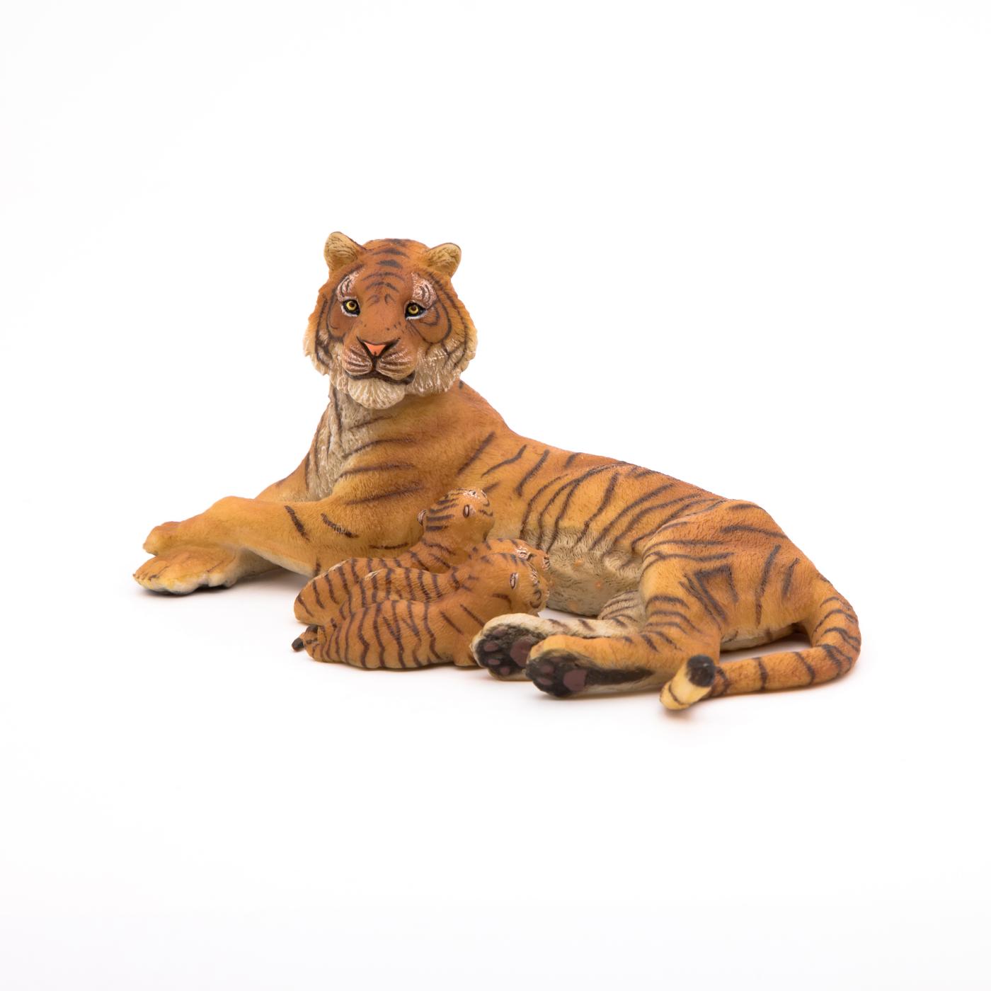 Papo Wild Animal Kingdom Figure Lying Tigress Nursing 50156 for sale online 