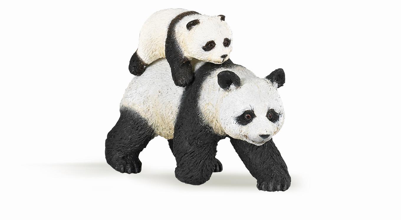 Papo Panda and baby panda 50071 approx.8x6cm