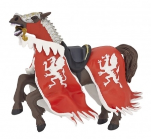 Papo Pferd des Drachenk�nigs, rot 39388nc Ritter