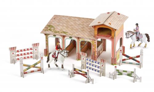 Papo Horses: Papo Pony Club with 4 figurines 80310