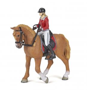 Papo Horses: Papo Rider with a walking horse 51564