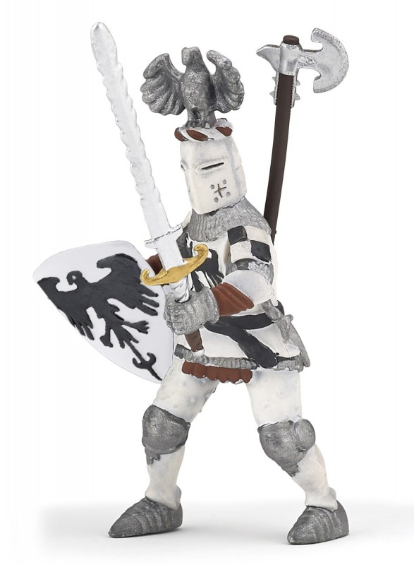 Papo Ritter mit Adlerhelm, wei� 39785 7x10x6.5cm
