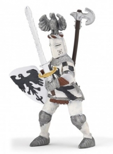 Papo Ritter mit Adlerhelm, wei� 39785 Ritter