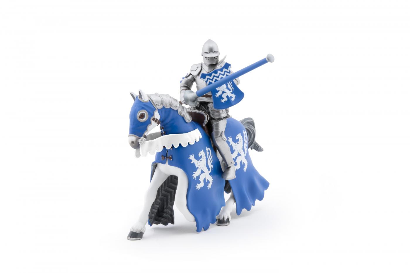 Papo Mittelalter: Papo Ritter mit Lanze blau 39760