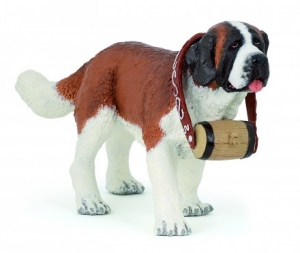 Papo 54009 St. Bernard with Barrel - animal figures at spielzeug-guenstig.de