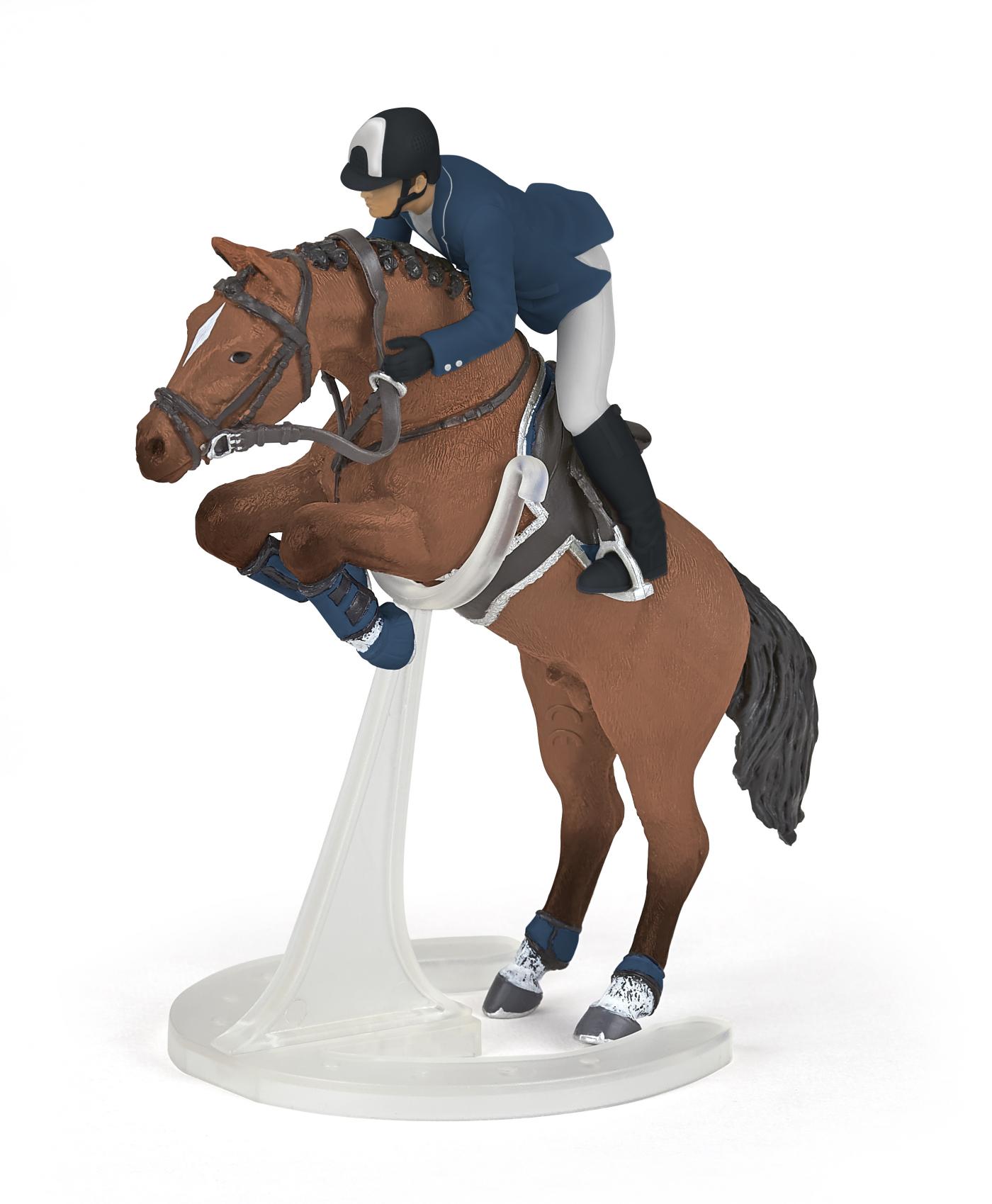 Papo Springpferd und Reiter 51562