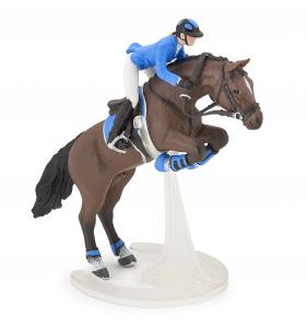 Papo Pferde: Papo Springpferd und Reiterin 51560