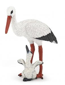 Papo 50159 Storch mit Storchjunges - Tierfiguren bei spielzeug-guenstig.de