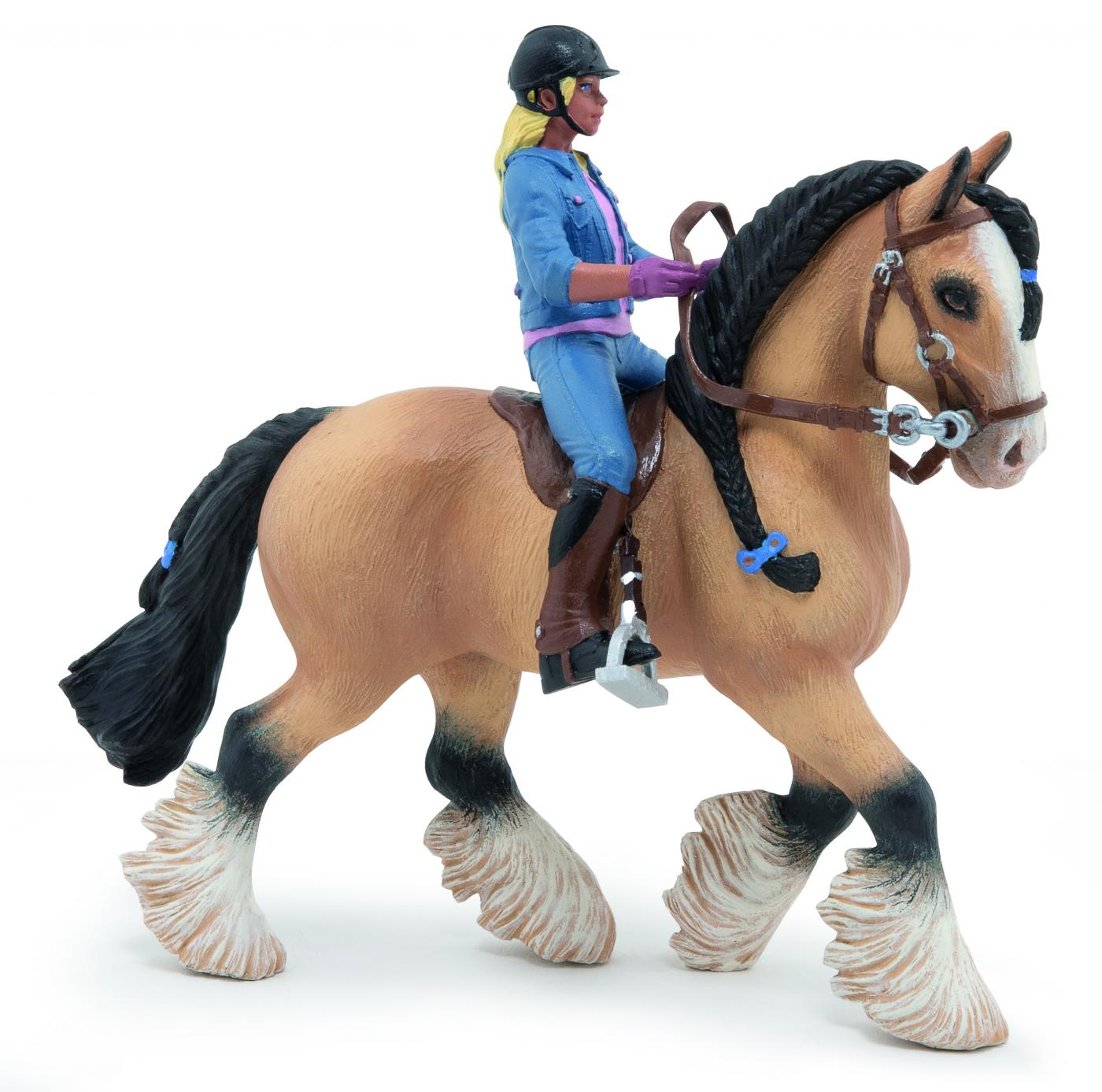Papo Tinker with his young rider 51572